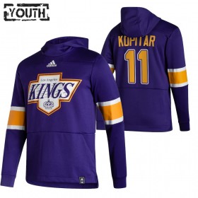 Los Angeles Kings Anze Kopitar 11 2020-21 Reverse Retro Hoodie Sawyer - Kinderen